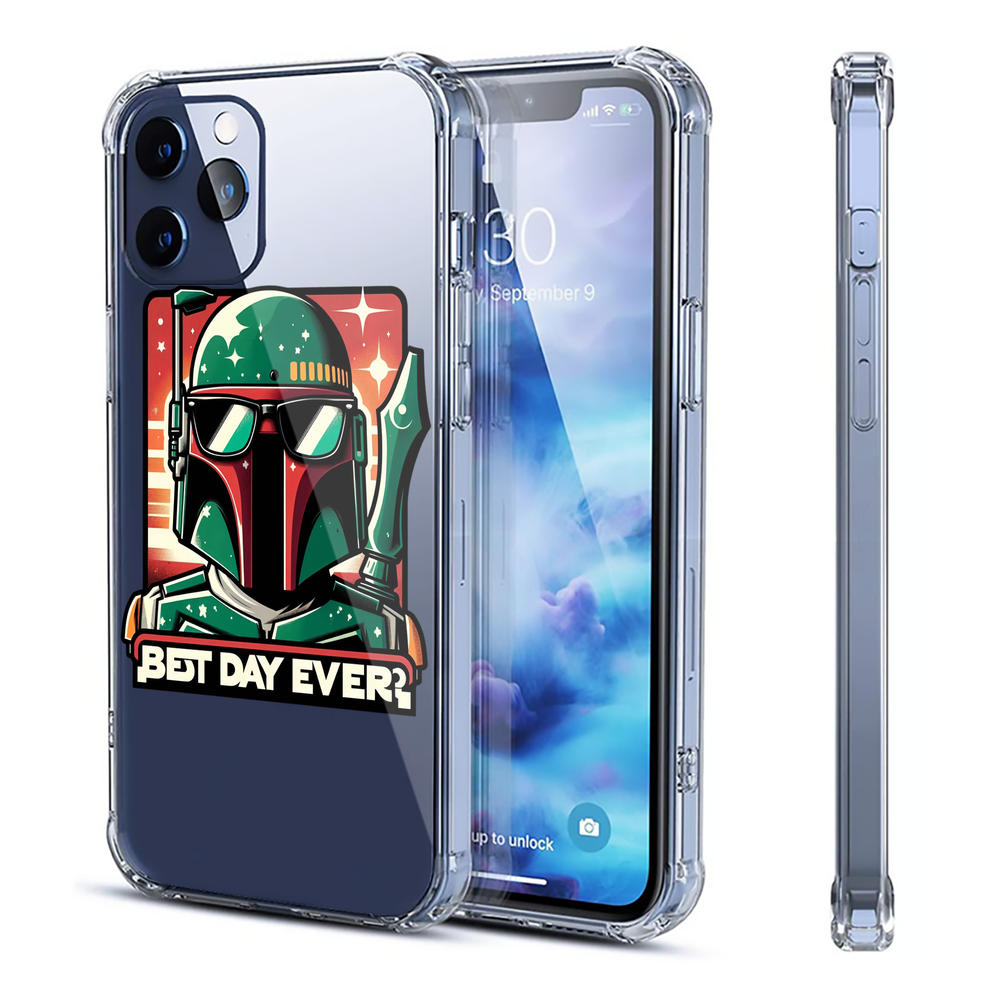 （画像用） スター・ウォーズ Star Wars 【iPhone 12シリーズ対応】透明スマホケース（クリアソフトケース）